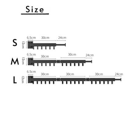 EspaceCloth Wall-Mounted Drying Rack