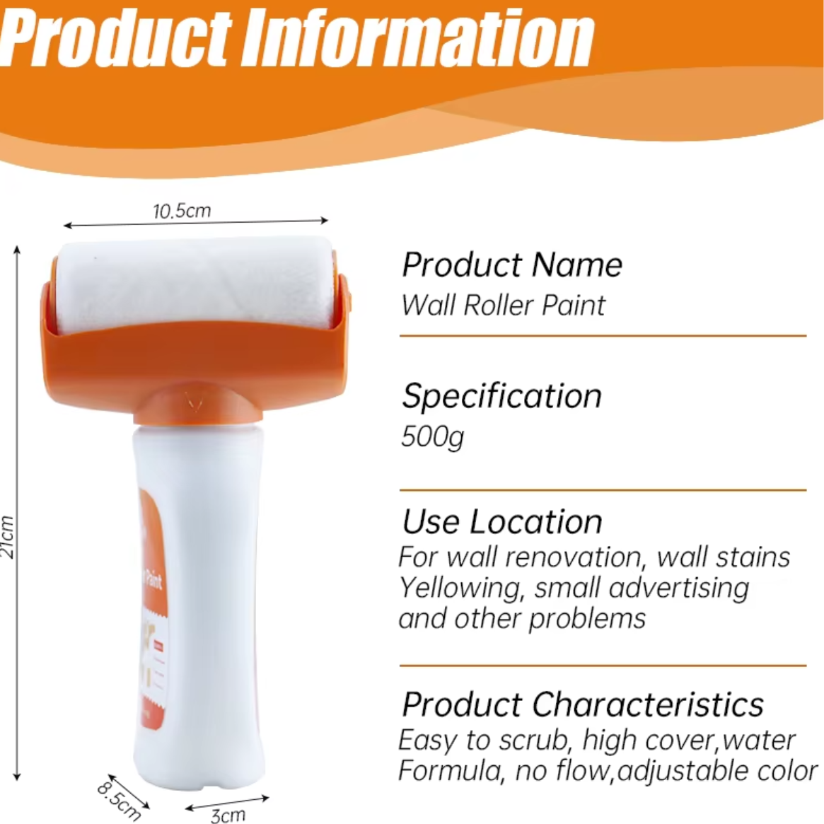 Roll'Renov – Express Wall Repair Paint Roller