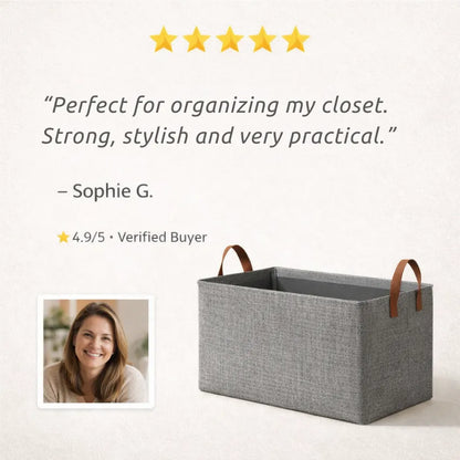 BoxyTidy™ – Space-Saving Collapsible Storage with a Stylish Twist